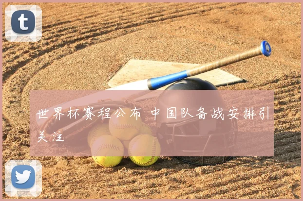 世界杯赛程公布 中国队备战安排引关注